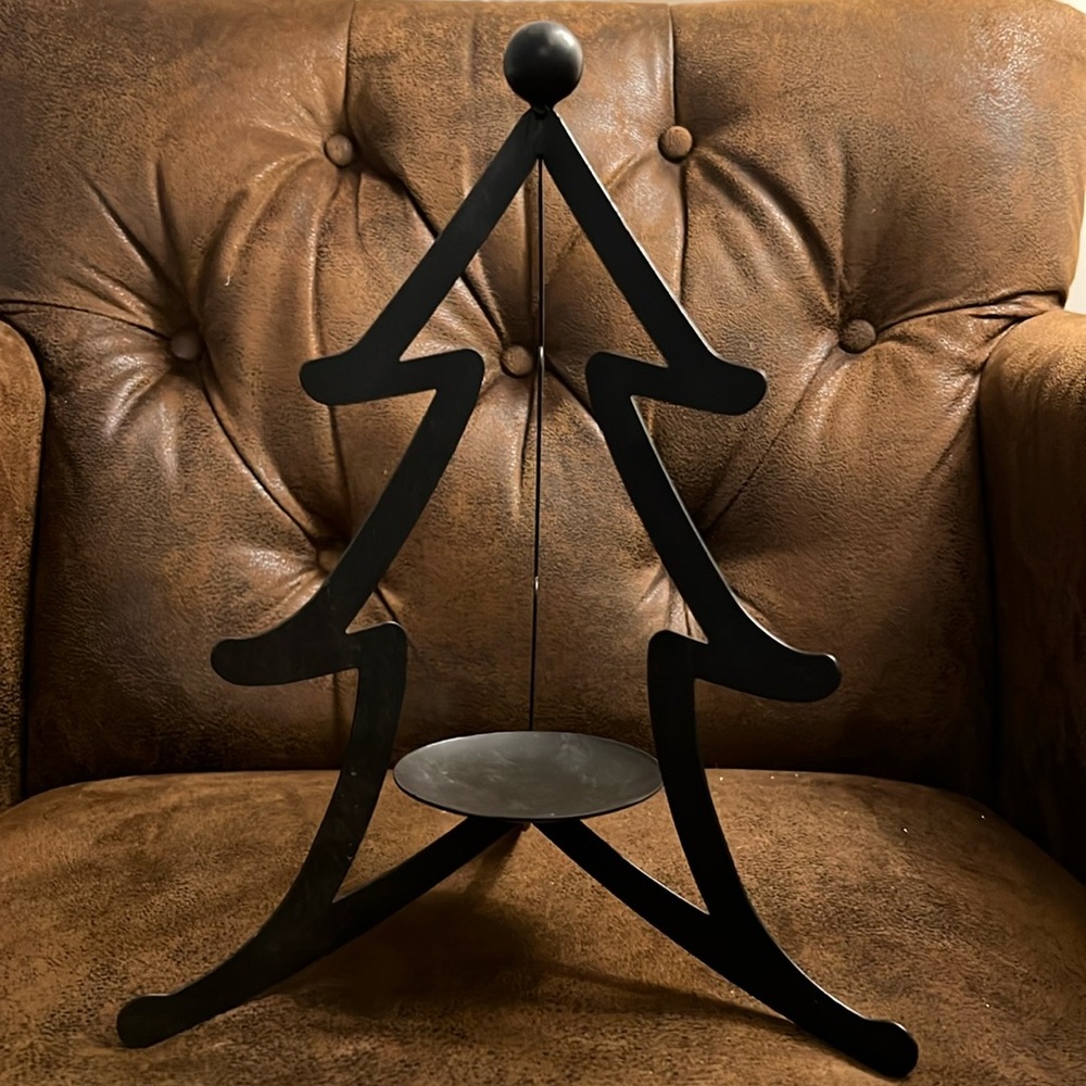 Yankee Candle Christmas tree votive candle holder